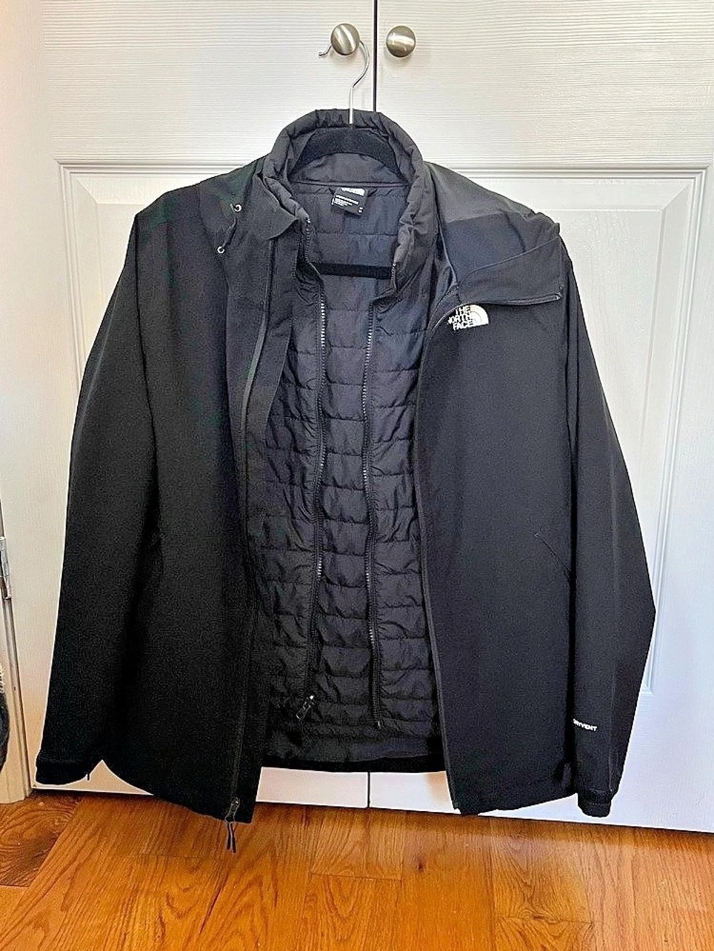 The North Face Women's Carto Mono Triclimate Hooded Jacket - Black/medium